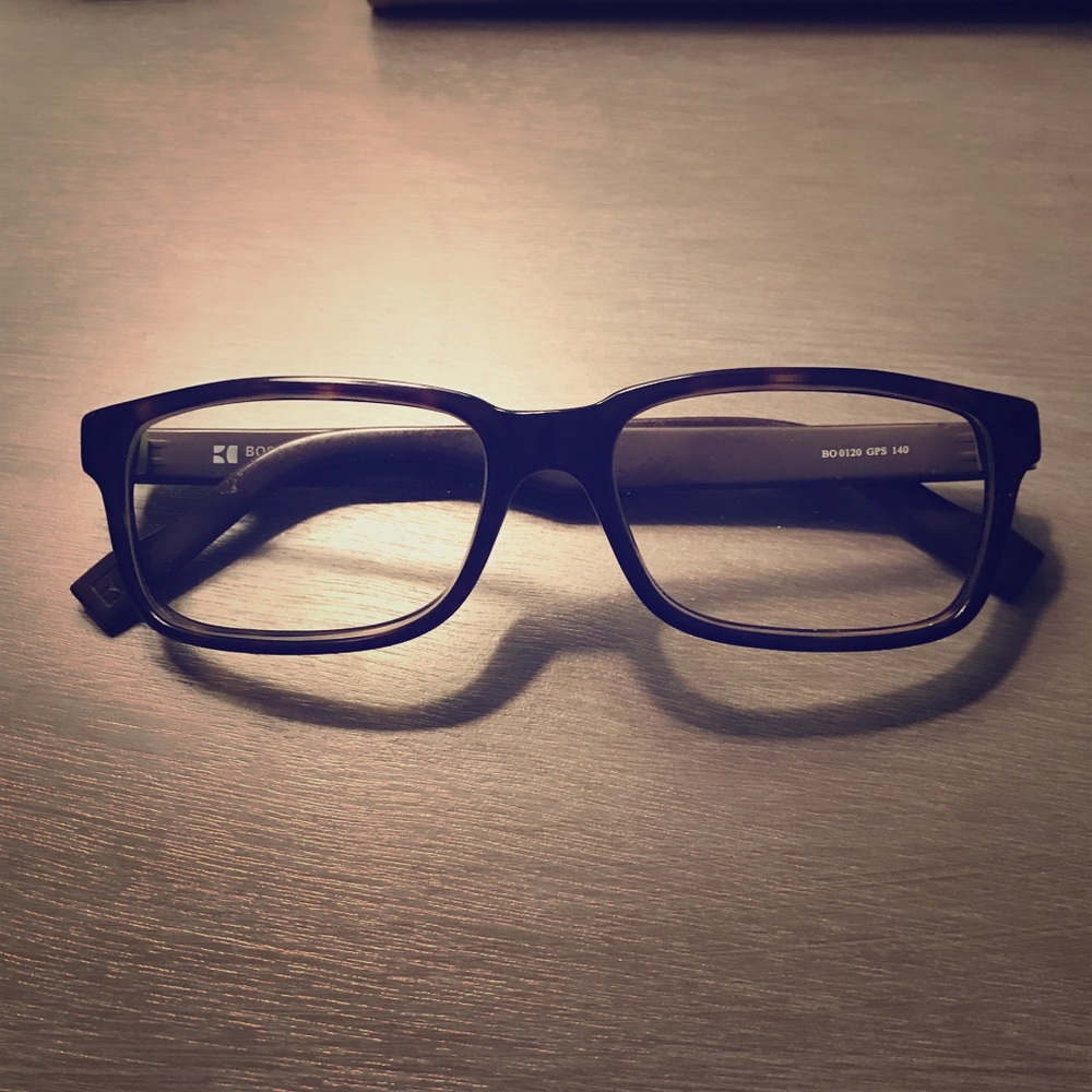 Hugo boss glasses.
